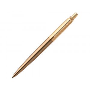 Шариковая ручка Parker Jotter Premium West End Gold Brushed GT, коричневый/золотистый