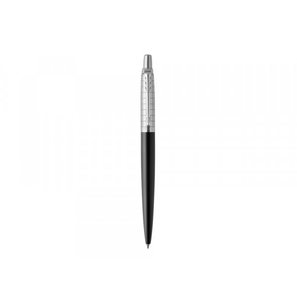 Шариковая ручка Parker Jotter Premium, Bond Street Black Grid CT, черный/серебристый