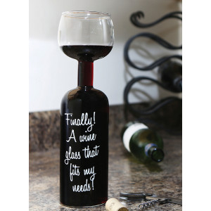 Бокал wine bottle glass 750 мл