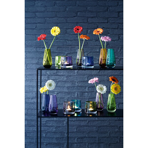 Ваза в форме бутона flower colour 14 см мока