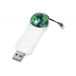 Флеш-карта USB 2.0 на 4 Gb с плавающей мини-фигурой земного шара