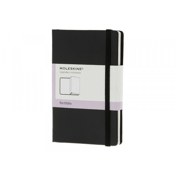 Папка Moleskine Portfolio (с кармашками), Pocket (9х14см), черный