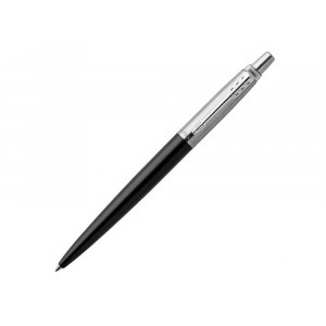 Шариковая ручка Parker(Паркер) Jotter Gel Core Bond Street Black CT с гел.стерж., черный/серебристый