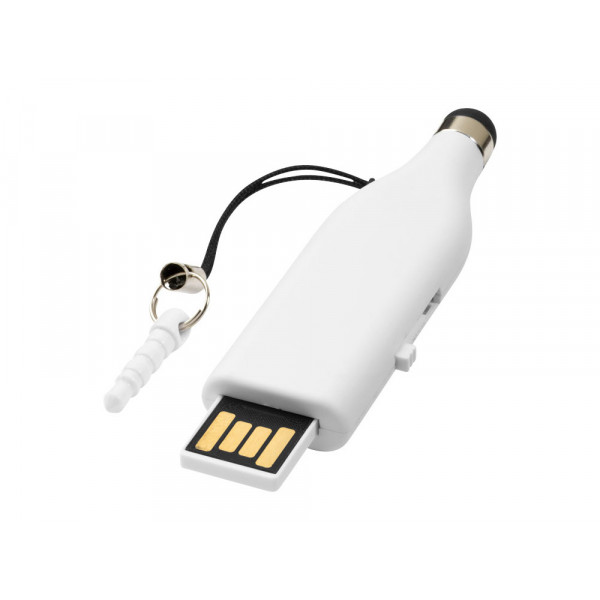 Флешка-стилус USB 2.0 на 2 Гб, белый