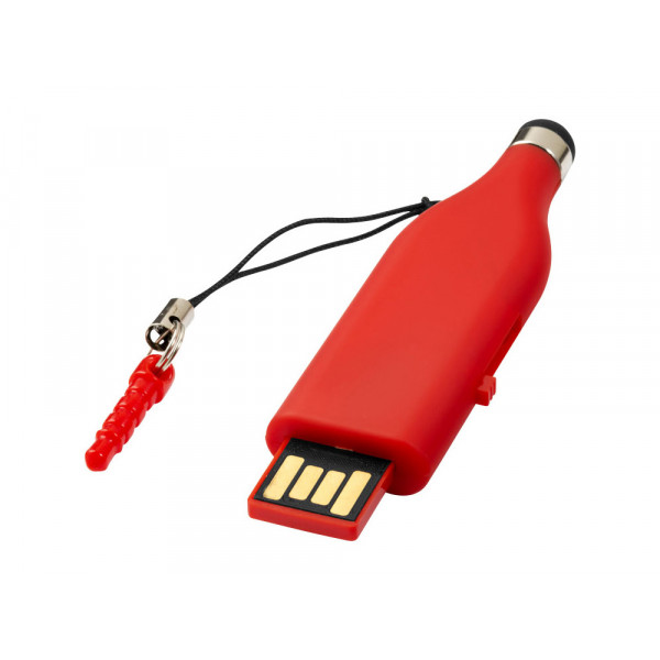 Флешка-стилус USB 2.0 на 2 Gb, красный