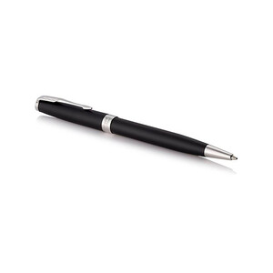 Шариковая ручка Parker (Паркер) Sonnet Core Matte Black Lacquer CT, черный/серебристый