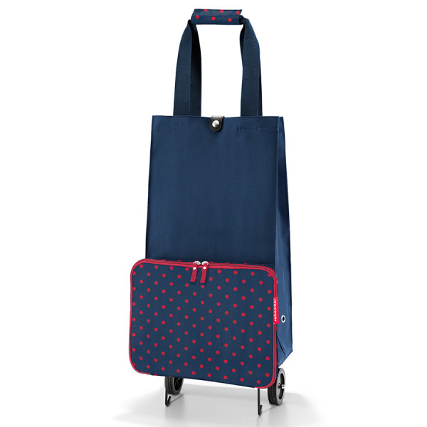 Сумка на колесиках foldabletrolley mixed dots red