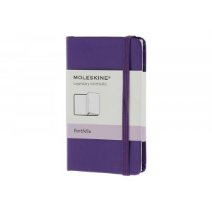 Папка Moleskine Portfolio (с кармашками), ХSmall (6,5x10,5см), фиолетовый