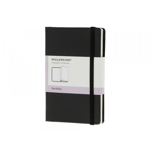 Папка Moleskine Portfolio (с кармашками), ХSmall (6,5x10,5см), черный