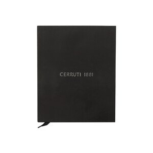 Набор Cerruti 1881: блокнот для записей, ручка шариковая, черный