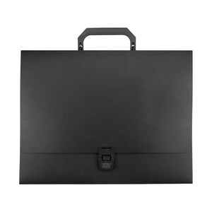 Папка-портфель A4 40 мм с замком 0.70 мм, черный