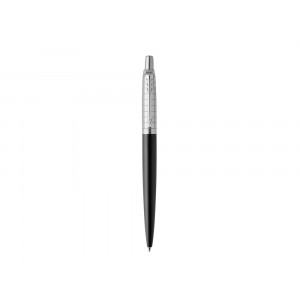 Шариковая ручка Parker Jotter Premium, Bond Street Black Grid CT, черный/серебристый