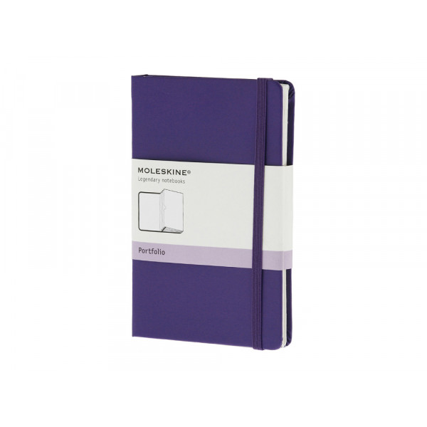 Папка Moleskine Portfolio (с кармашками), Pocket (9х14см), фиолетовый