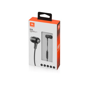 Пользовательские наушники JBL, JBLE15BLK, черный