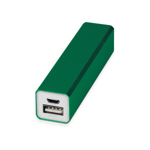 Портативное зарядное устройство &quot;Брадуэлл&quot;, 2200 mAh, зеленый