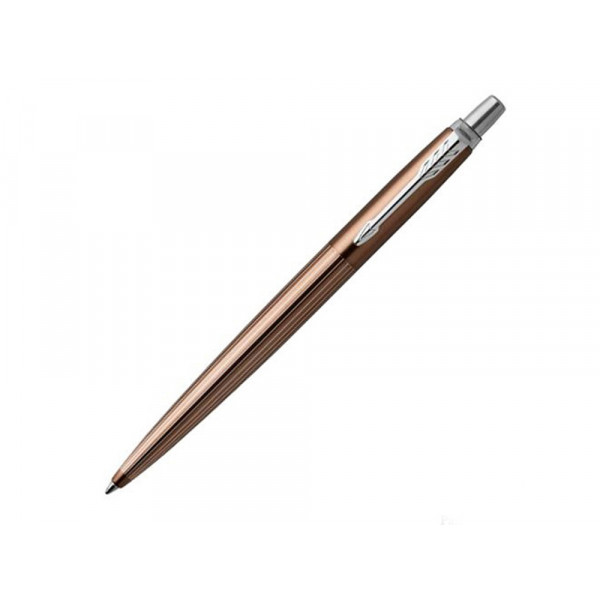 Шариковая ручка Parker Jotter Premium Carlisle Brown Pinstripe CT, коричневый