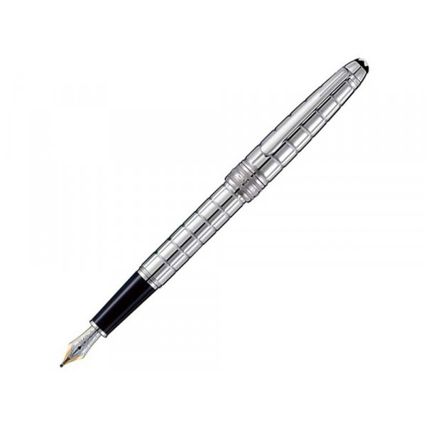 Ручка перьевая Meisterstück Solitaire Platinum-Plated Facet Classique. Montblanc