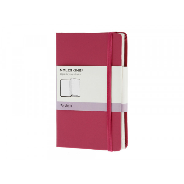 Папка Moleskine Portfolio (с кармашками), Pocket (9х14см), розовый