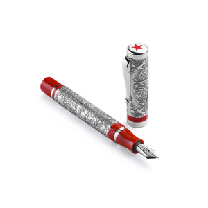 Ручка перьевая &quot;Хохлома Звезда&quot; (Перо F). Montegrappa