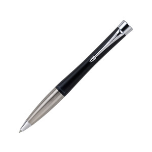 Ручка шариковая Parker модель Urban Muted Black CT в футляре, черный/серебристый