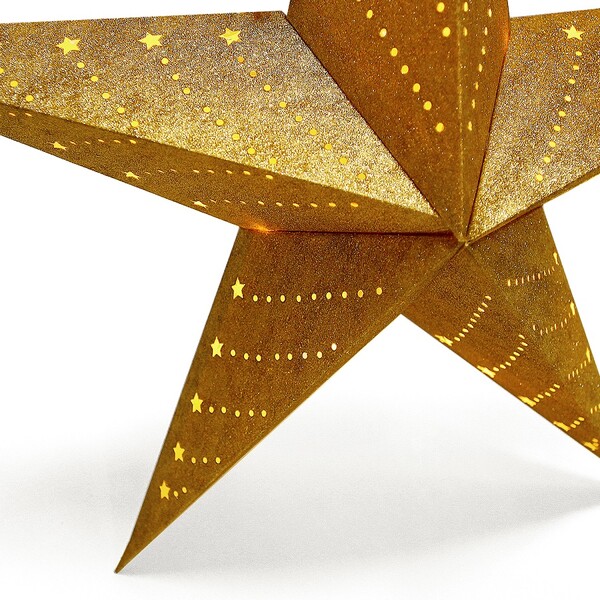 Led-светильник подвесной star 60 см., золотой