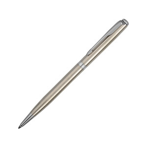 Ручка шариковая тонкая Parker модель Sonnet Stainless Steel СT в футляре