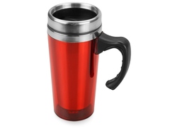 Кружка с термоизоляцией "Гляссе" 500мл, красный