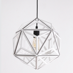 Светильник потолочный icosa wireframe, белый