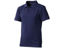 Рубашка поло "Calgary" детская, темно-синий