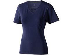 Футболка "Kawartha" женская с V-образным вырезом, темно-синий
