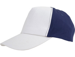 Бейсболка "Arizona" 5-ти панельная, белый/темно-синий