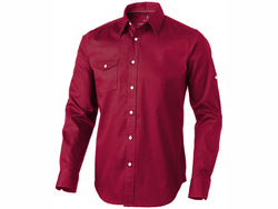 Рубашка "Nunavut" мужская с длинным рукавом, красный