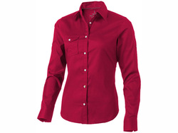 Рубашка "Nunavut" женская с длинным рукавом, красный
