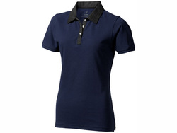 Рубашка поло "York" женская, темно-синий/антрацит