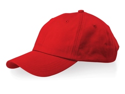 Бейсболка "Apex" 6-ти панельная, красный