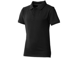 Рубашка поло "Calgary" детская, черный