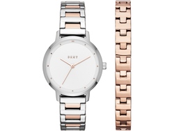 Подарочный набор: часы наручные женские, браслет. DKNY