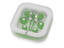 Наушники супер легкие "Sargas", зеленый