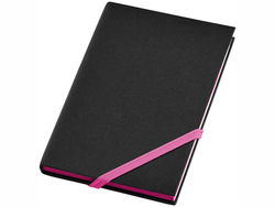 Блокнот А6 "Travers Junior", черный/розовый