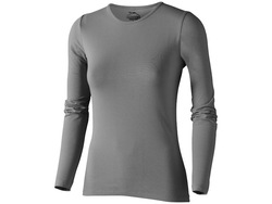 Футболка женская с длинным рукавом, серый
