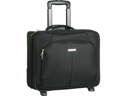 Сумка на колесах с выдвижной ручкой "Пилот" Samsonite, черный