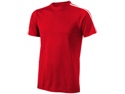 Футболка "Baseline" мужская, красный/белый