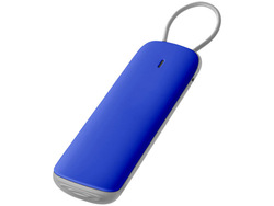 Портативное зарядное устройство "Флэт", 3000 mAh, синий