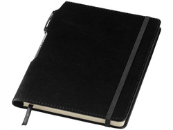 Блокнот А5 "Panama" с ручкой, черный