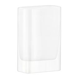 Ваза прямоугольная modular 15x10x5 см белая