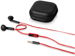 Наушники "Fusion", черный/красный