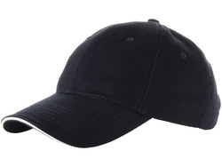 Бейсболка "Challenge" 6-ти панельная, темно-синий/натуральный
