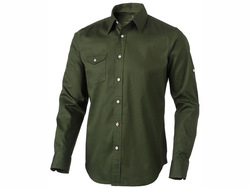 Рубашка "Nunavut" мужская с длинным рукавом, армейский зеленый