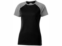 Футболка "Backspin Tee" женская, черный/серый