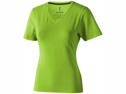 Футболка "Kawartha" женская с V-образным вырезом, зеленое яблоко